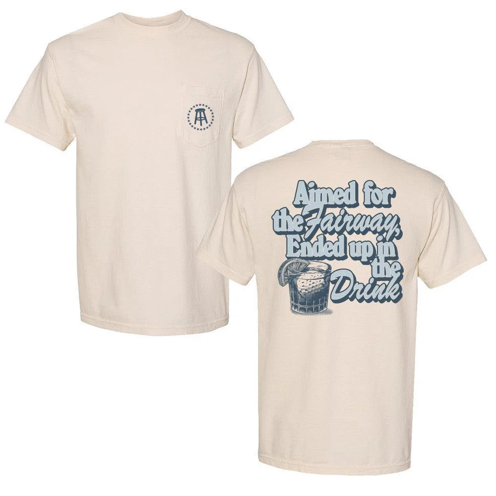 Aimed For The Fairway Pocket Tee - Image 2