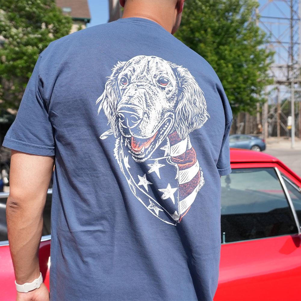 American Bandana Dog Pocket Tee - Image 3