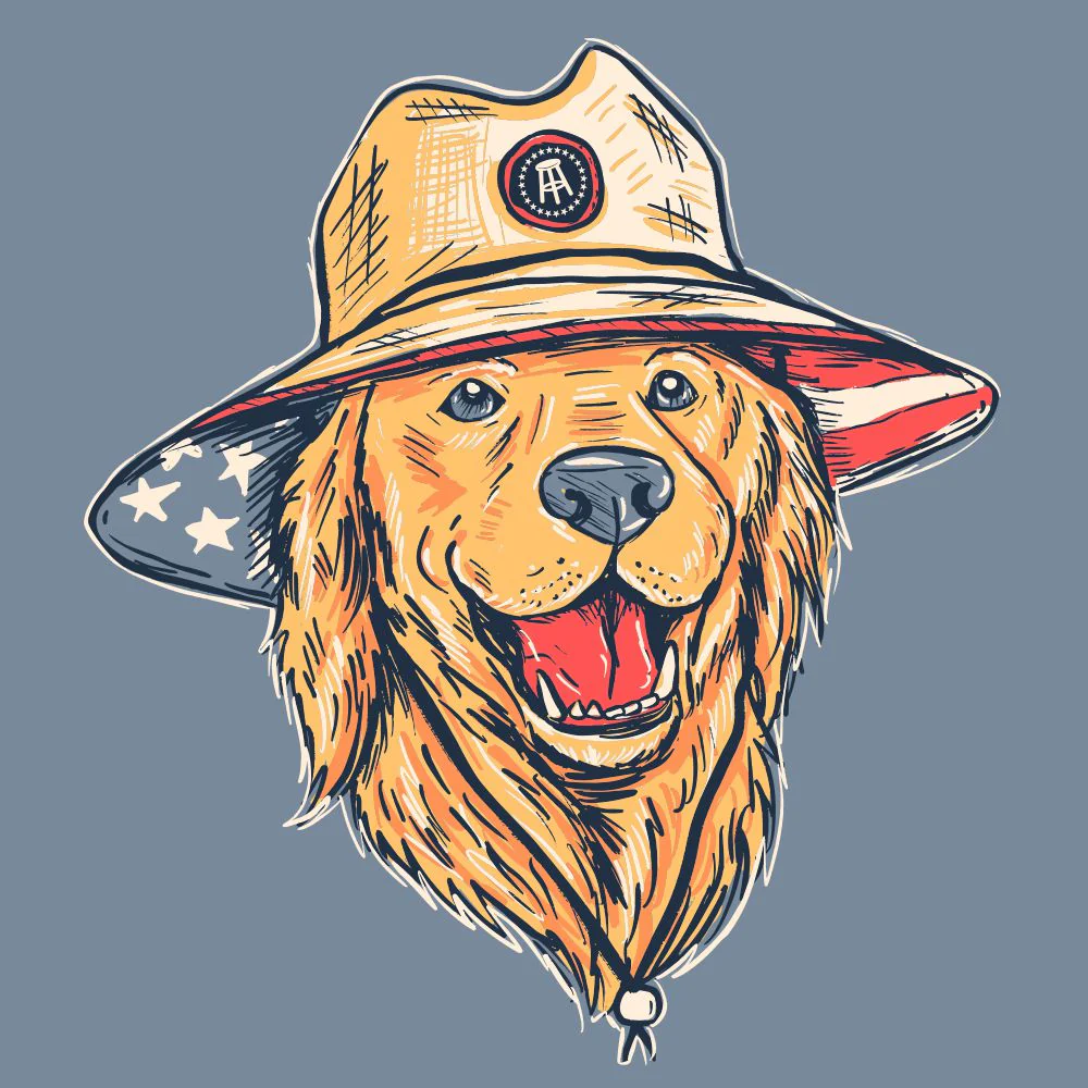 American Dog Pigment Dyed Hoodie - Image 2