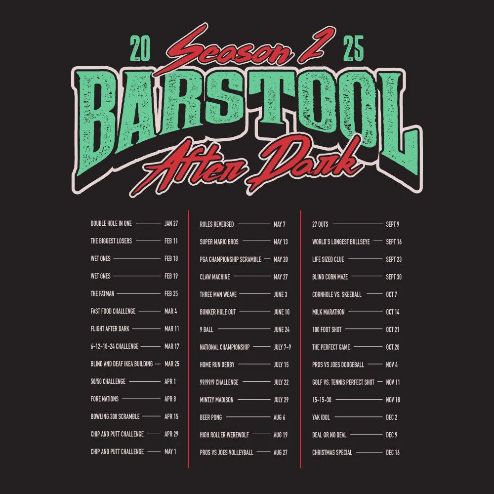 Barstool After Dark Season 2 Tee - Image 2
