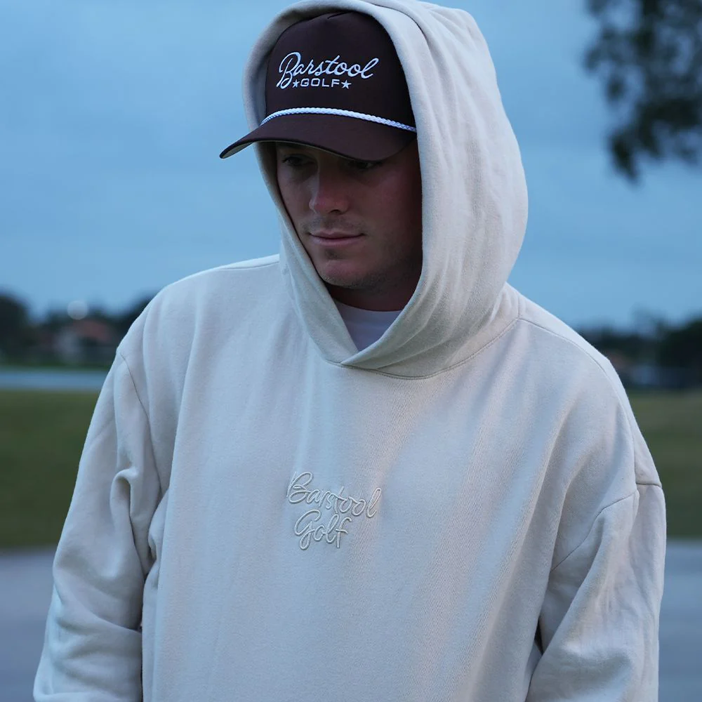 Barstool Golf Embroidered Hoodie - Image 3