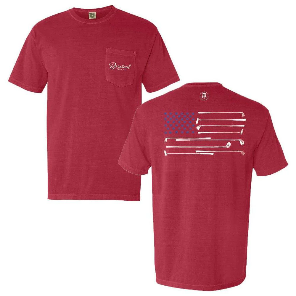 Barstool Golf Flag Pocket Tee - Image 3