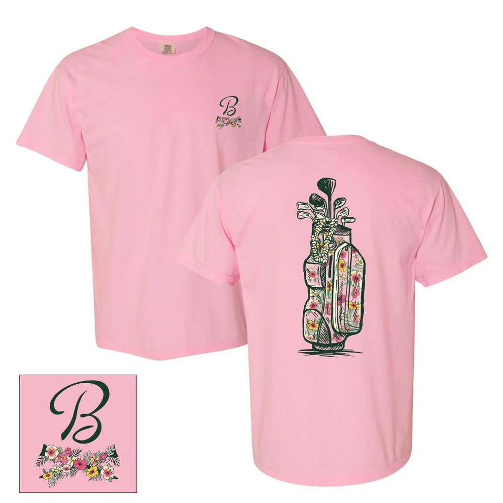 Barstool Golf Flower Bag Tee