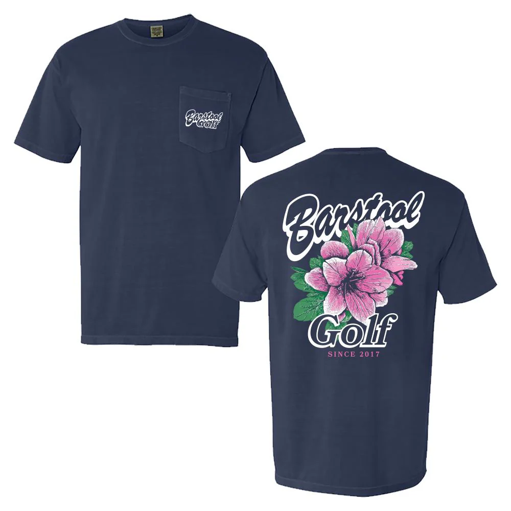 Barstool Golf Flower Pocket Tee