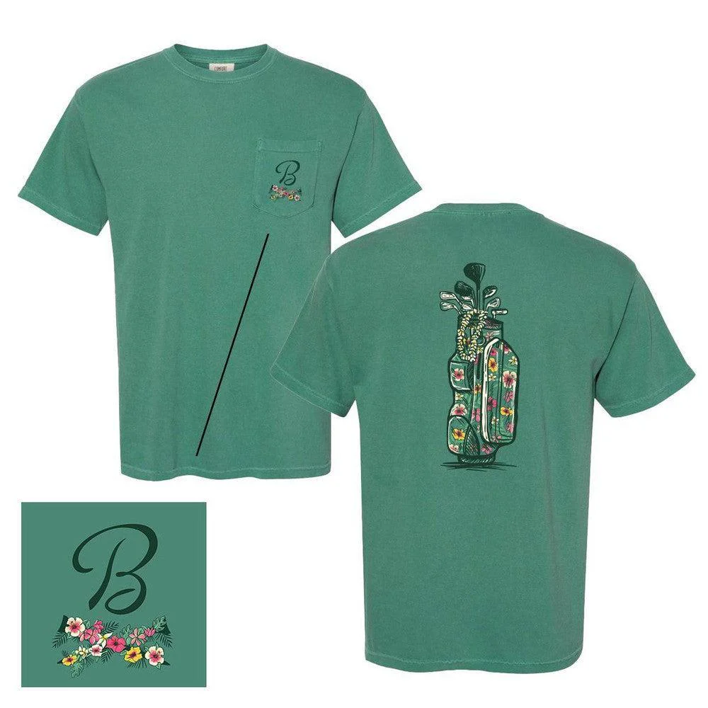 Barstool Golf Flower Pocket Tee