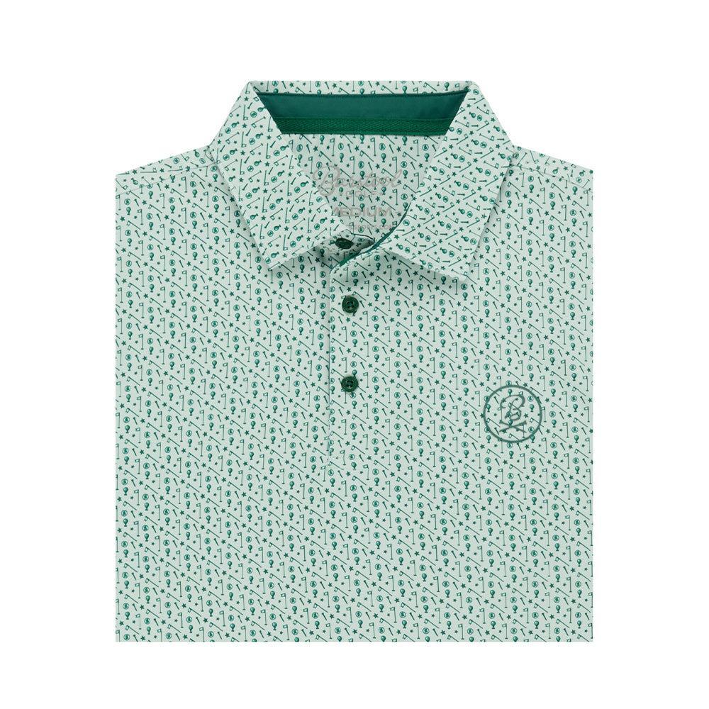 Barstool Golf Mix Printed Performance Polo