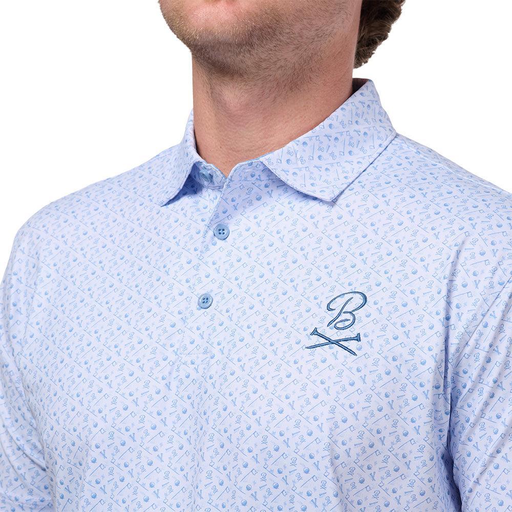 Barstool Golf Pin Flag Performance Polo - Image 2