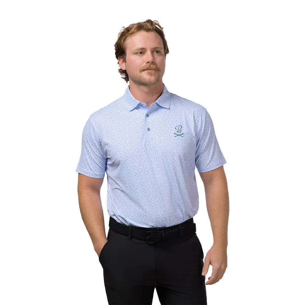 Barstool Golf Pin Flag Performance Polo - Image 3