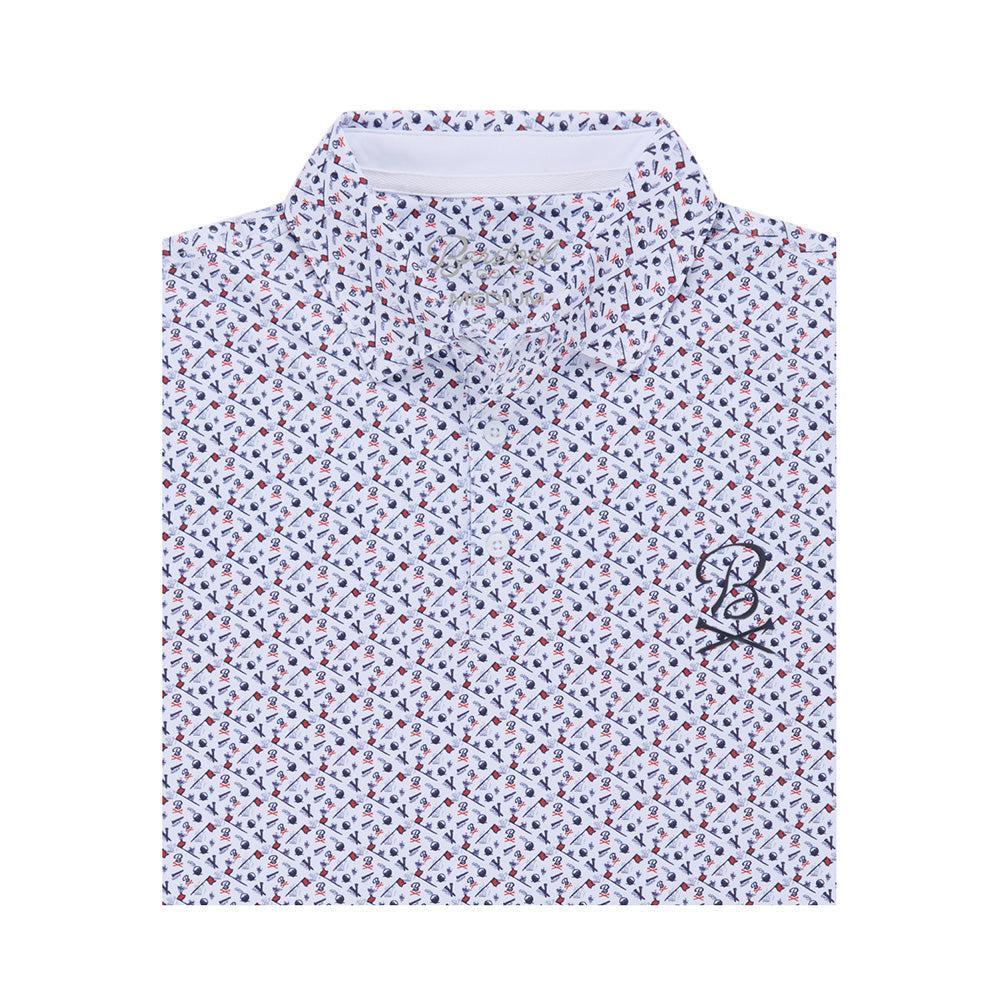 Barstool Golf Pin Flag Performance Polo - Image 4