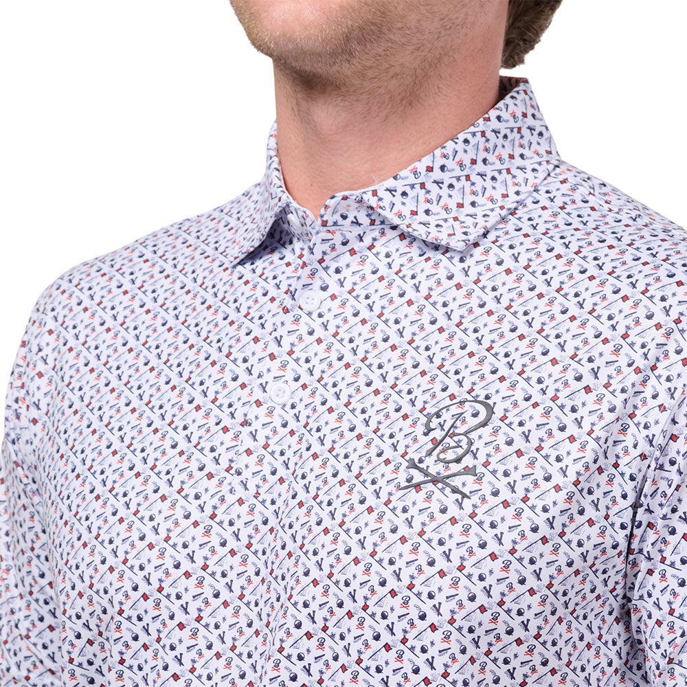 Barstool Golf Pin Flag Performance Polo - Image 5