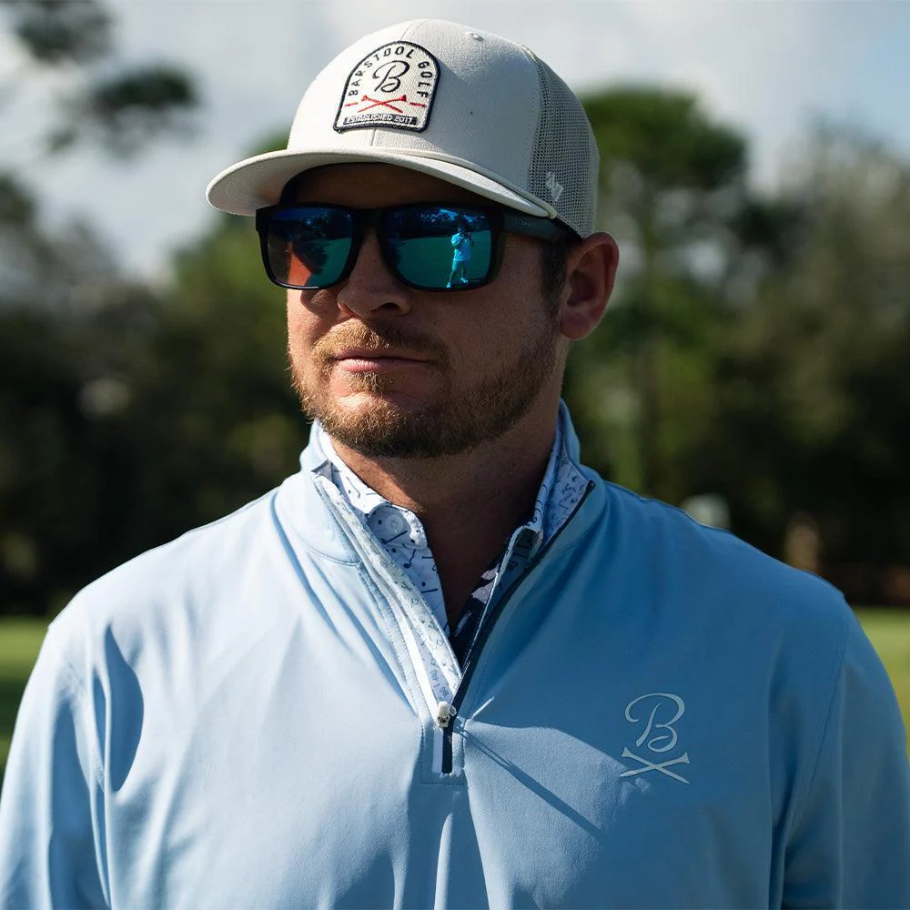 Barstool Golf Pin Flag Performance Quarter Zip - Image 4