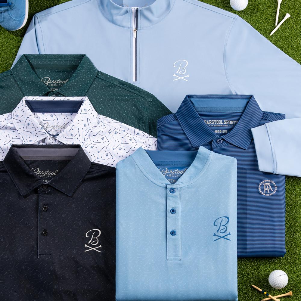 Barstool Golf Printed Blade Collar Polo - Image 6