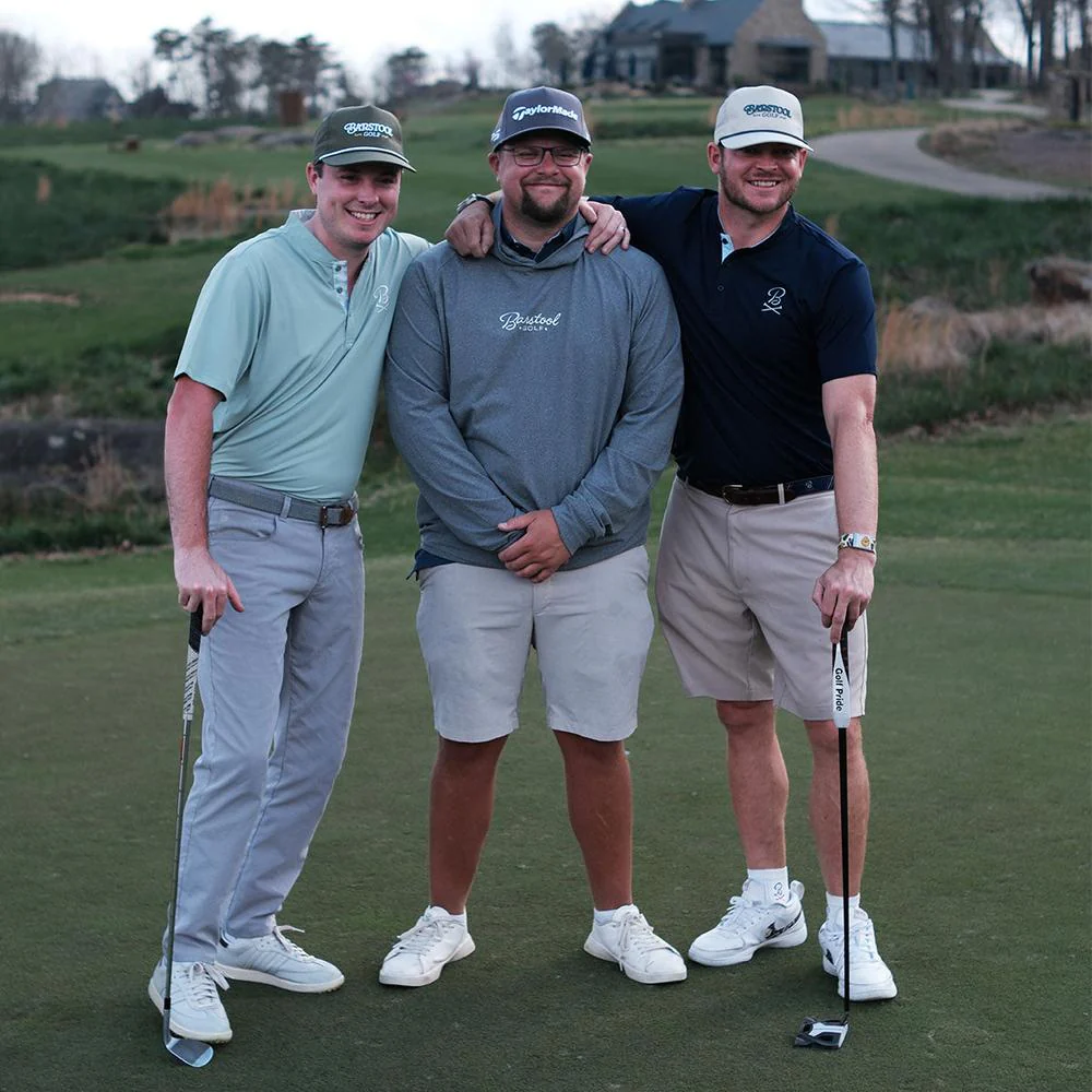 Barstool Golf Script Layering Performance Hoodie - Image 3