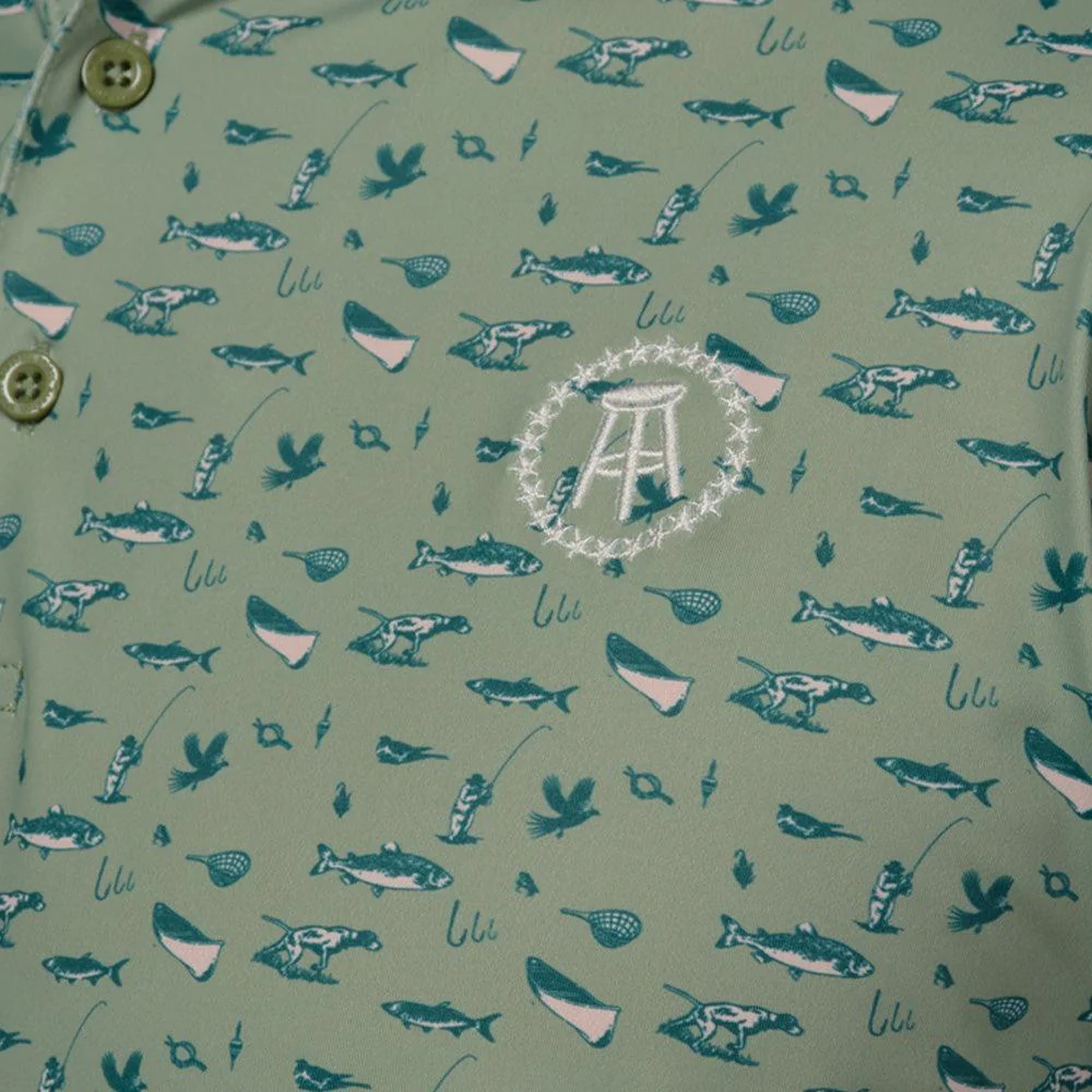 Barstool Outdoors Performance Polo - Image 4