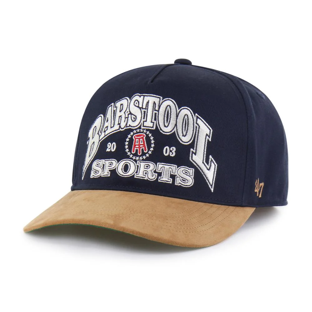 Barstool Sports '47 Suede HITCH Snapback Hat