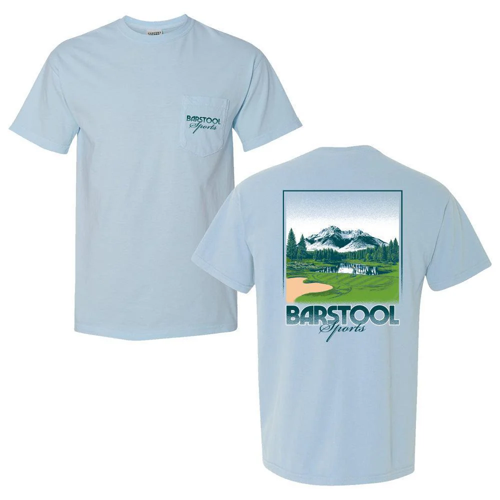 Barstool Sports Golf Mountain Pocket Tee