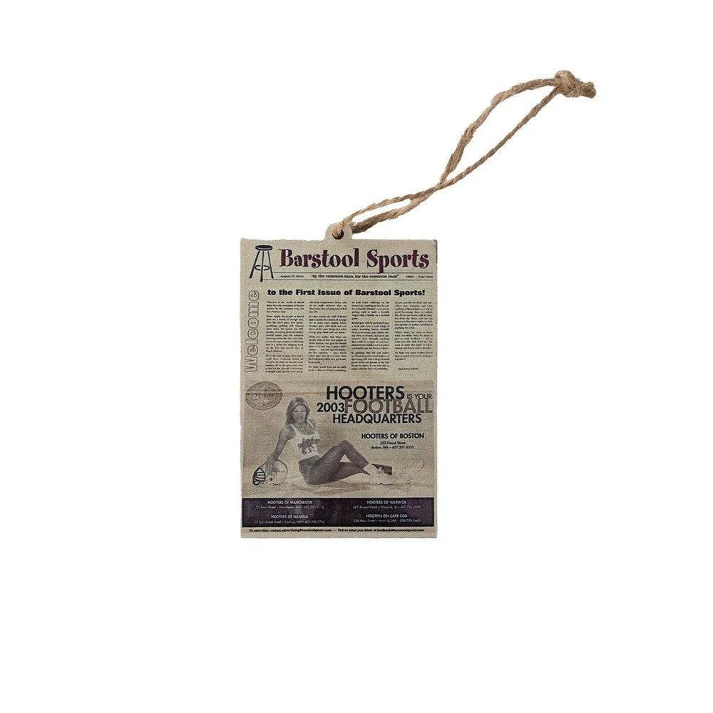 Barstool Sports Newspaper Ornament - Image 2