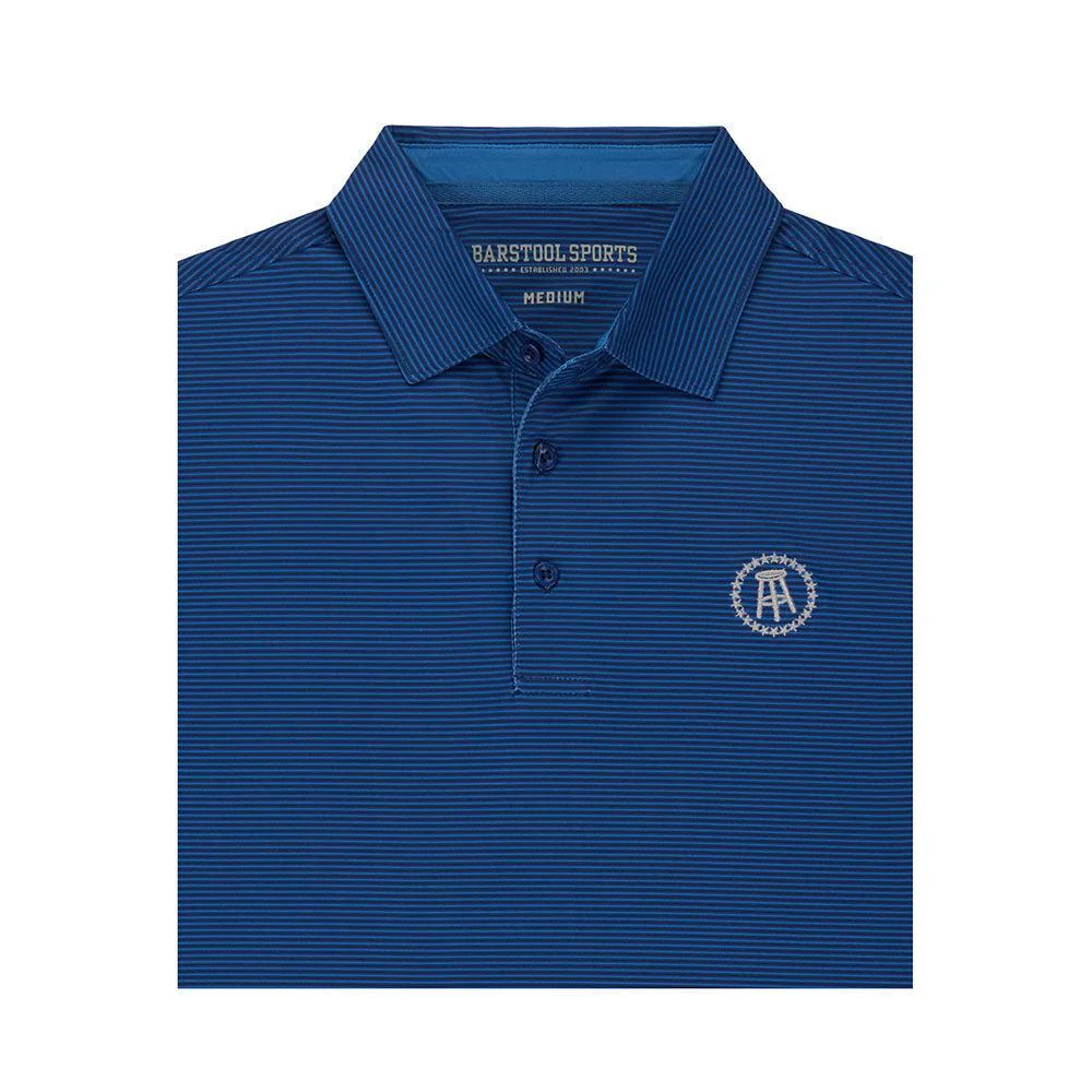 Barstool Sports Striped Performance Polo