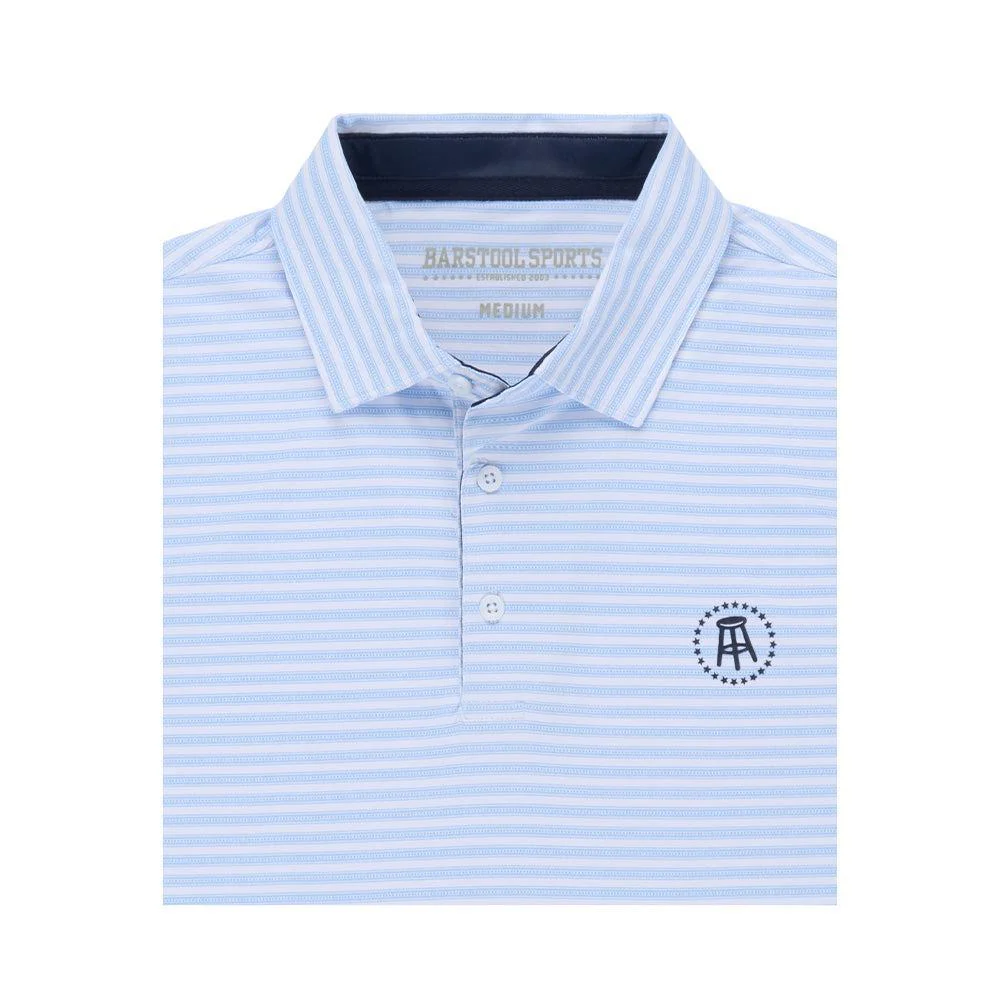 Barstool Sports Weaver Stripe Performance Polo
