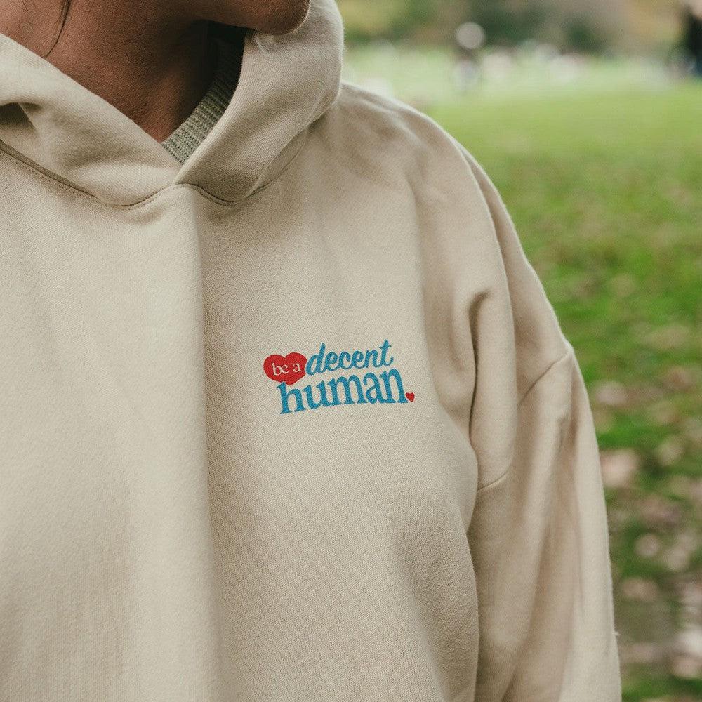 Be a Decent Human Heart Hoodie - Image 3