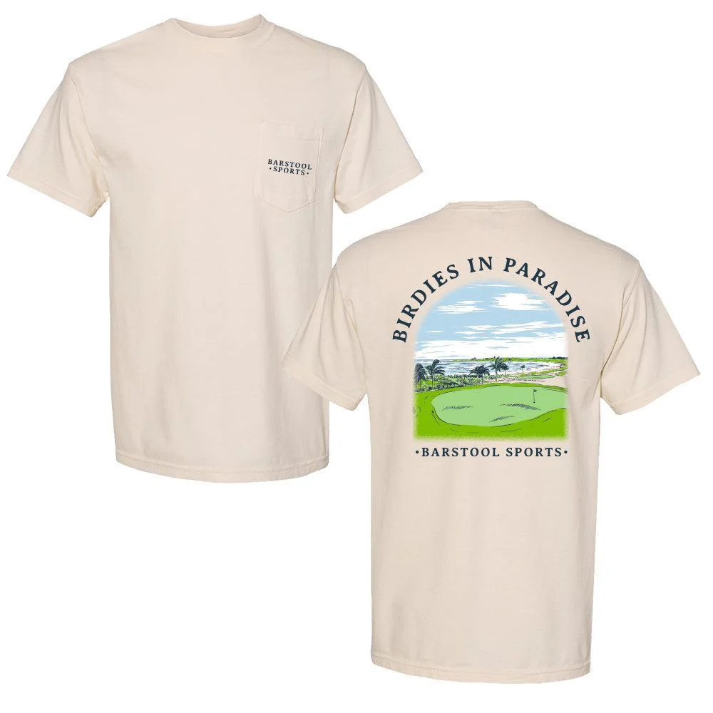 Birdies In Paradise Pocket Tee - Image 2