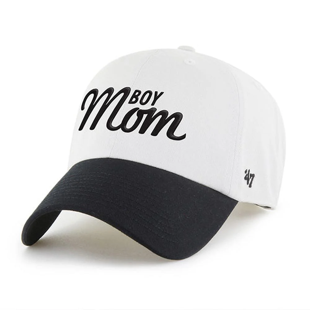 Boy Mom '47 Two Tone Clean Up Hat - Image 4