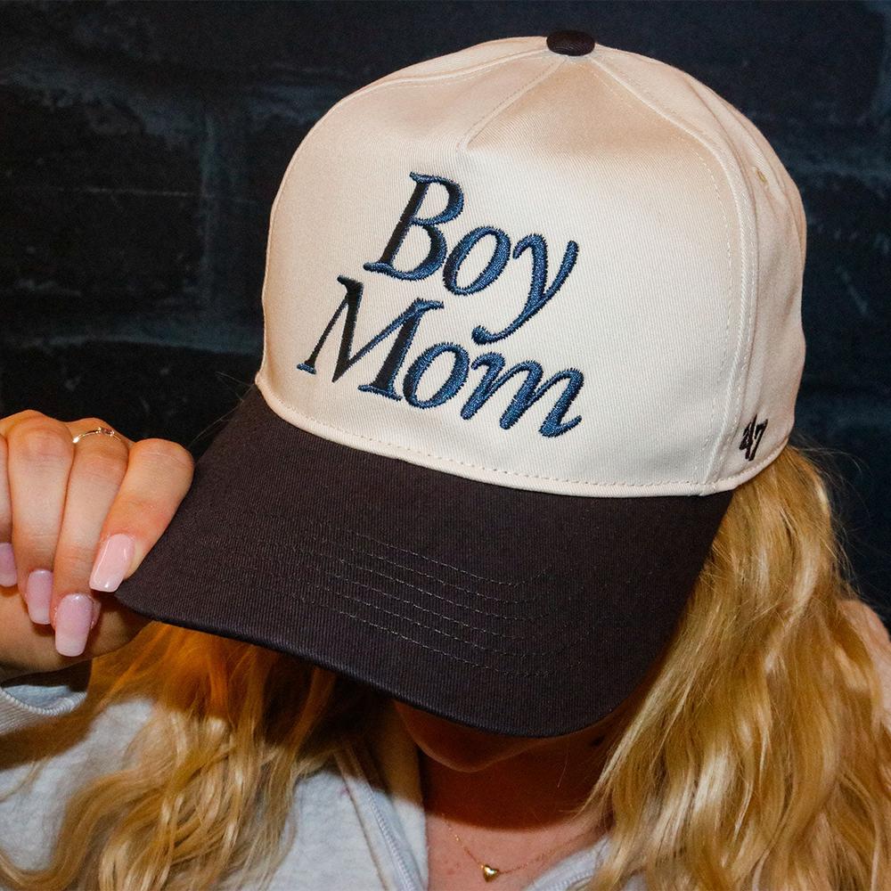 Boy Mom '47 Two Tone HITCH Snapback Hat - Image 4