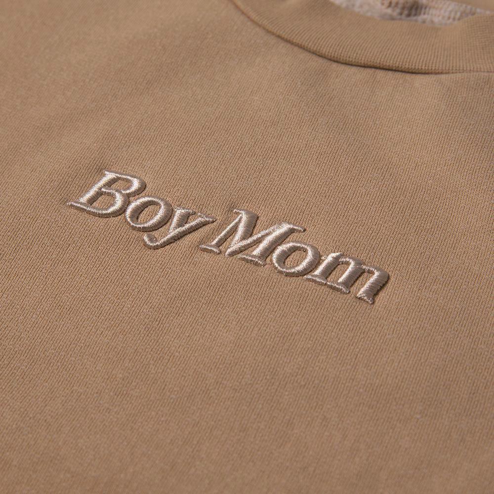 Boy Mom Embroidered Cropped Crewneck III - Image 3