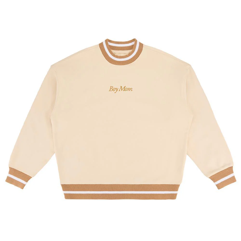 Boy Mom II Ribbed Crewneck