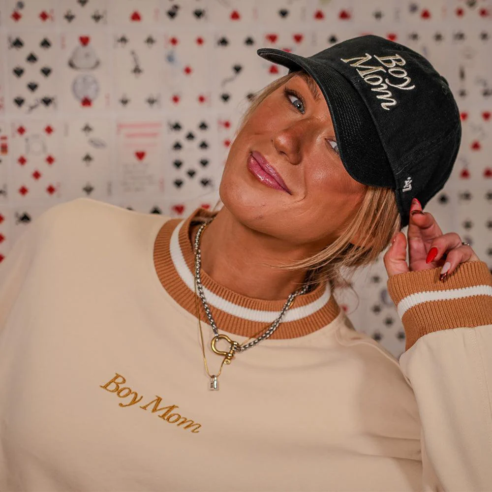 Boy Mom II Ribbed Crewneck - Image 4