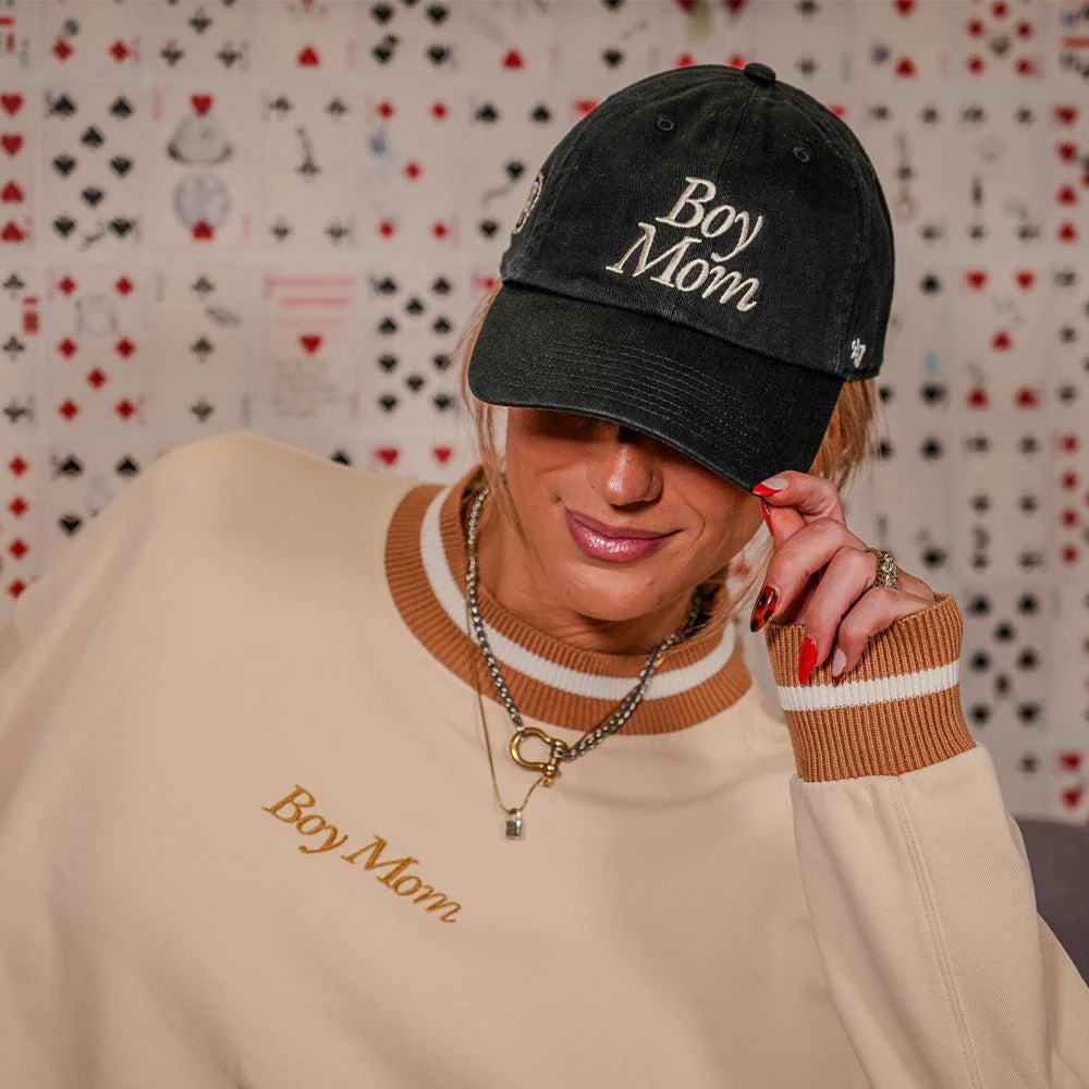 Boy Mom II Ribbed Crewneck - Image 5
