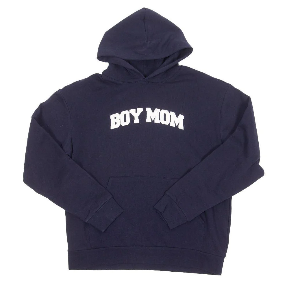 Boy Mom Puff Print Hoodie - Image 2