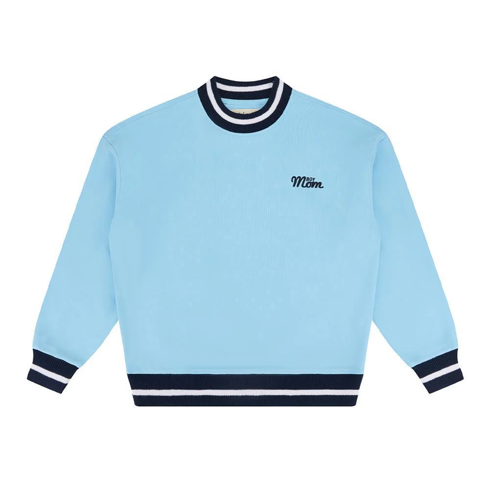 Boy Mom Ribbed Crewneck