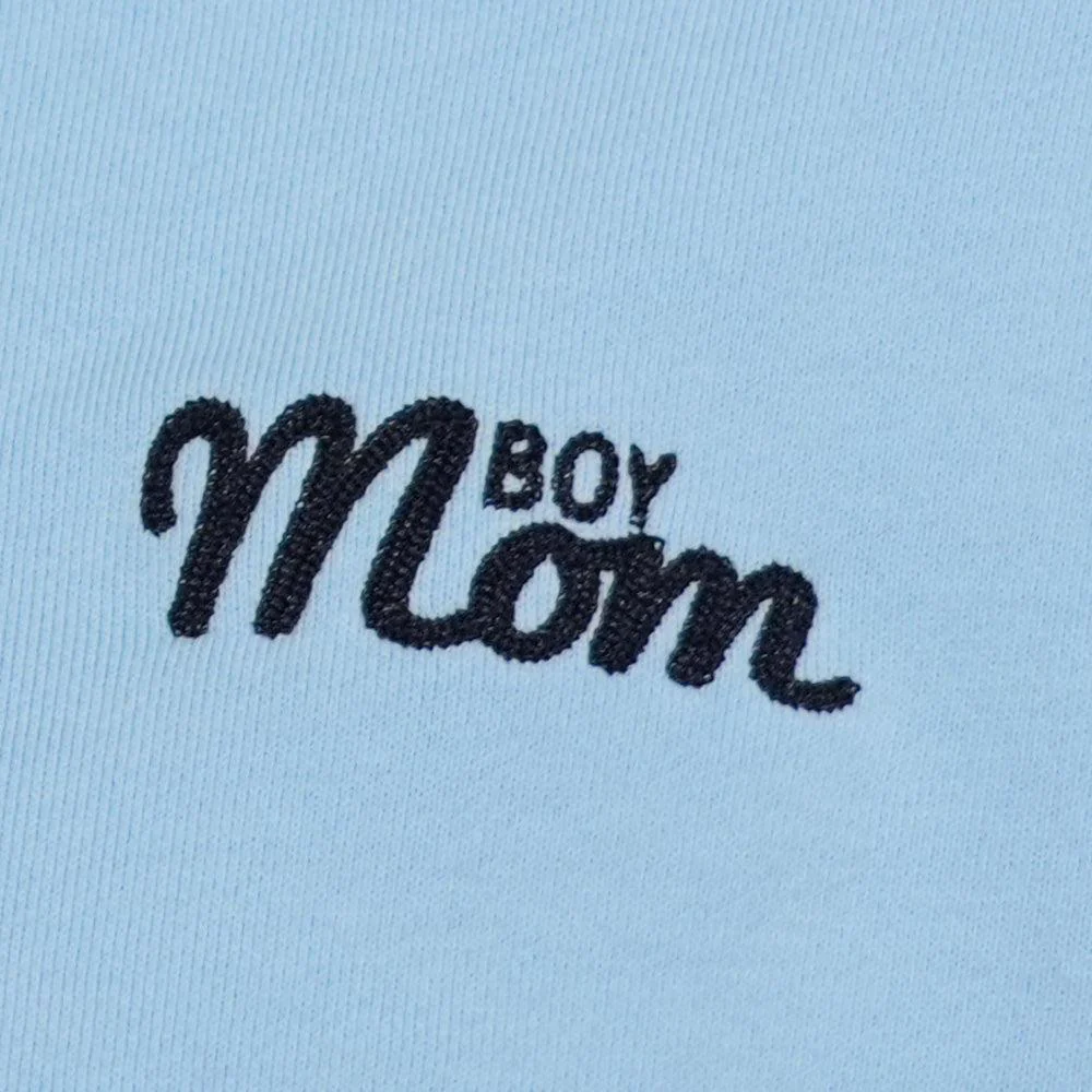 Boy Mom Ribbed Crewneck - Image 2