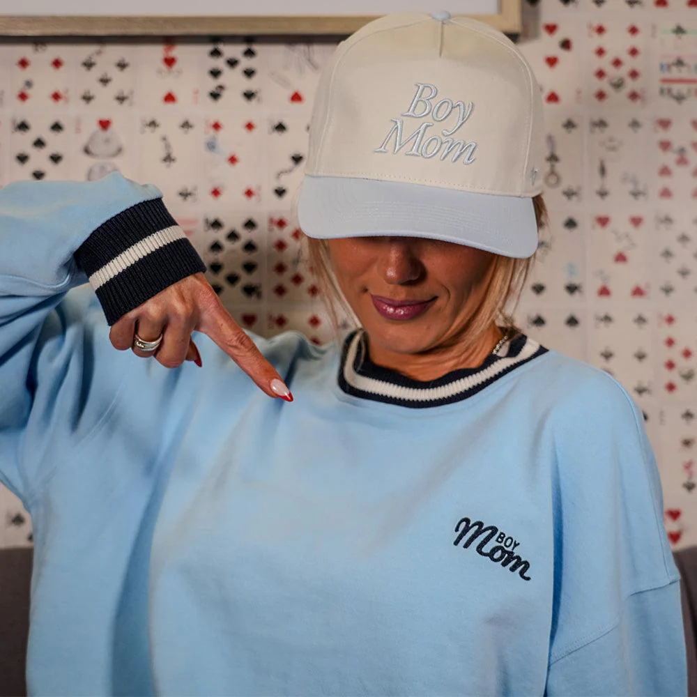 Boy Mom Ribbed Crewneck - Image 5