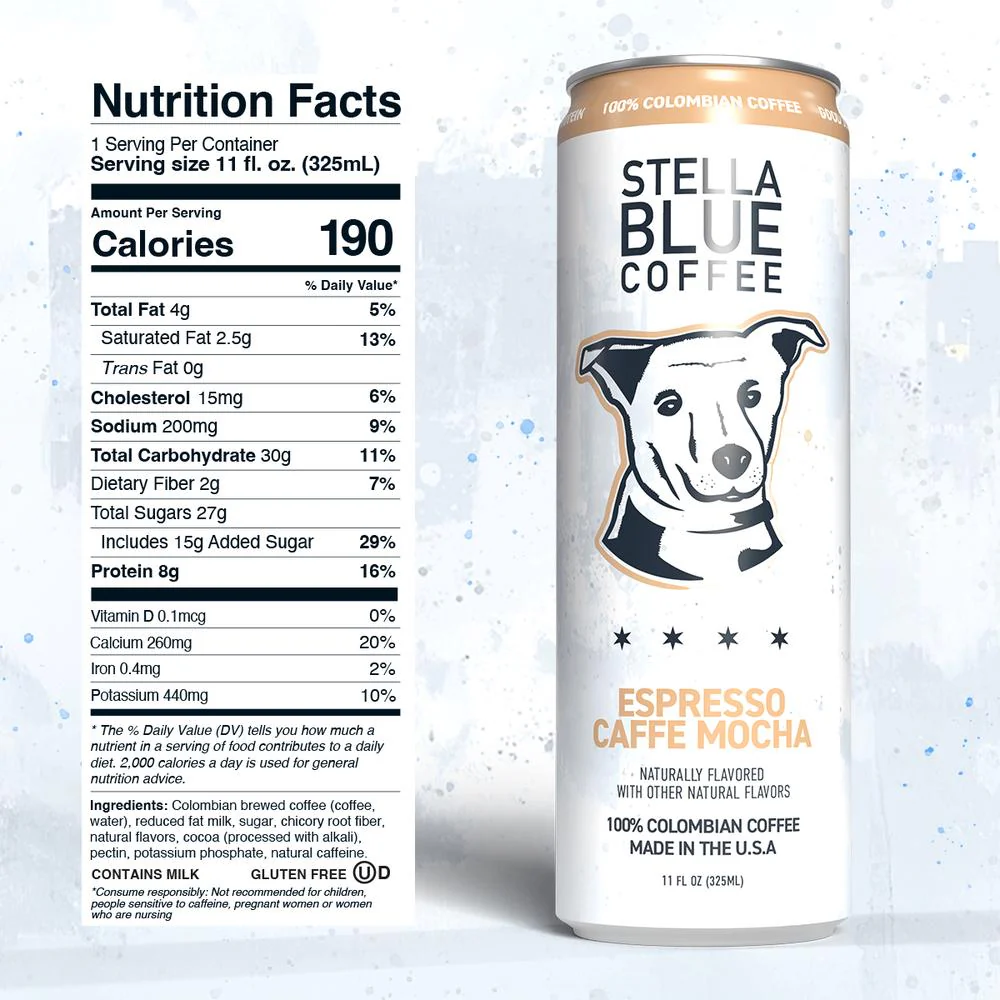 Caffe Mocha Canned Latte - Image 2
