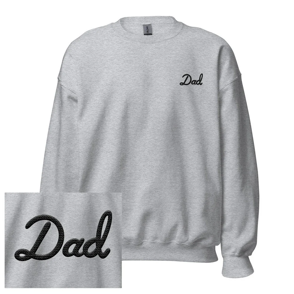 Dad Embroidered Crewneck - Image 6