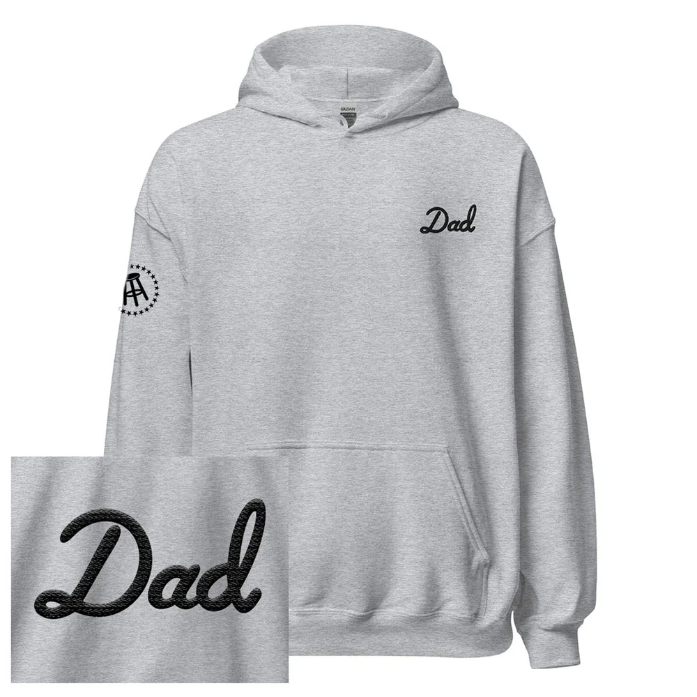 Dad Embroidered Hoodie - Image 2