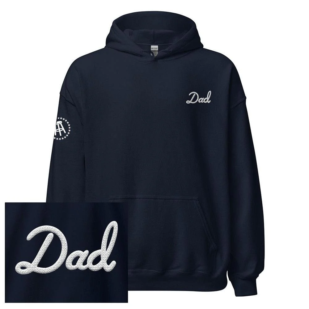Dad Embroidered Hoodie - Image 4