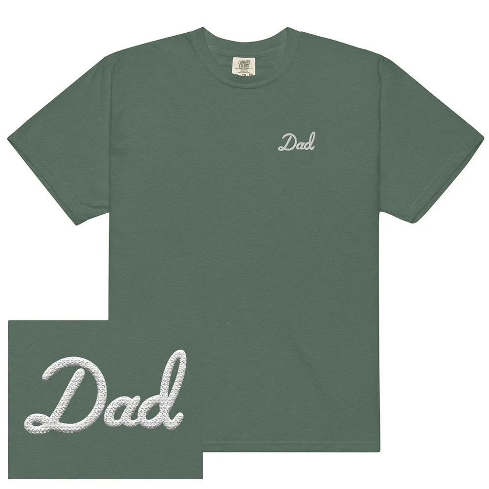Dad Embroidered Tee - Image 3