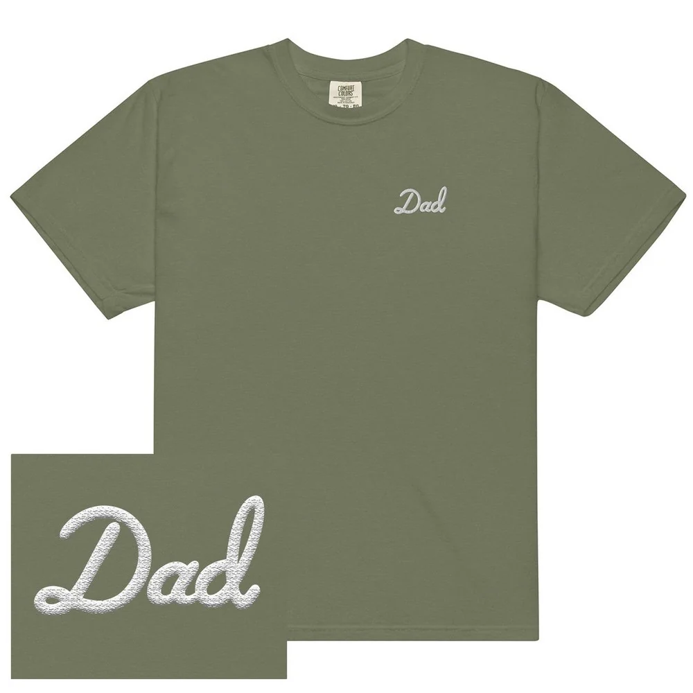Dad Embroidered Tee - Image 4