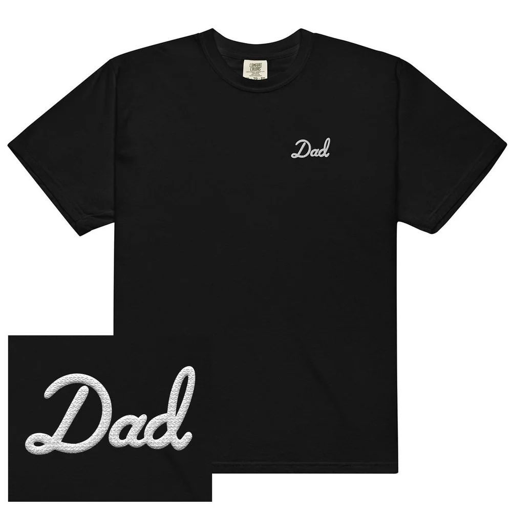 Dad Embroidered Tee - Image 5