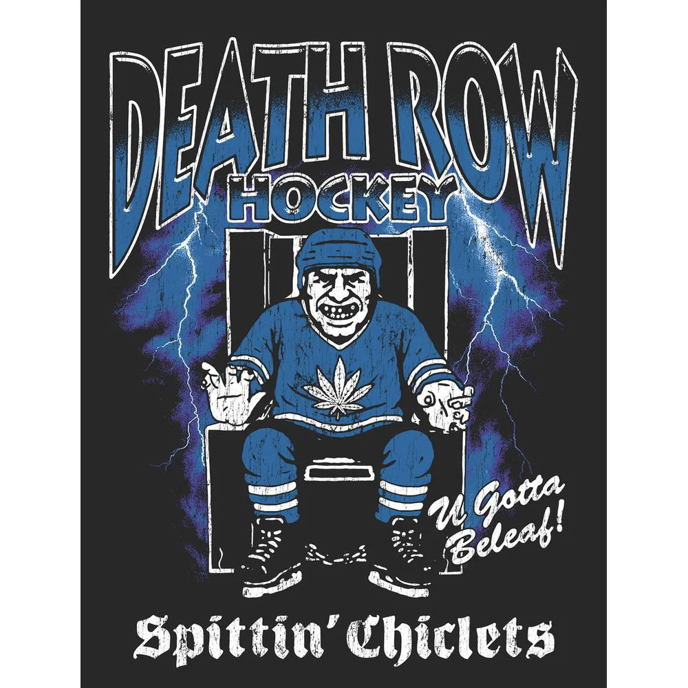 Death Row Hockey x Spittin Chiclets Graphic Tee - Image 2
