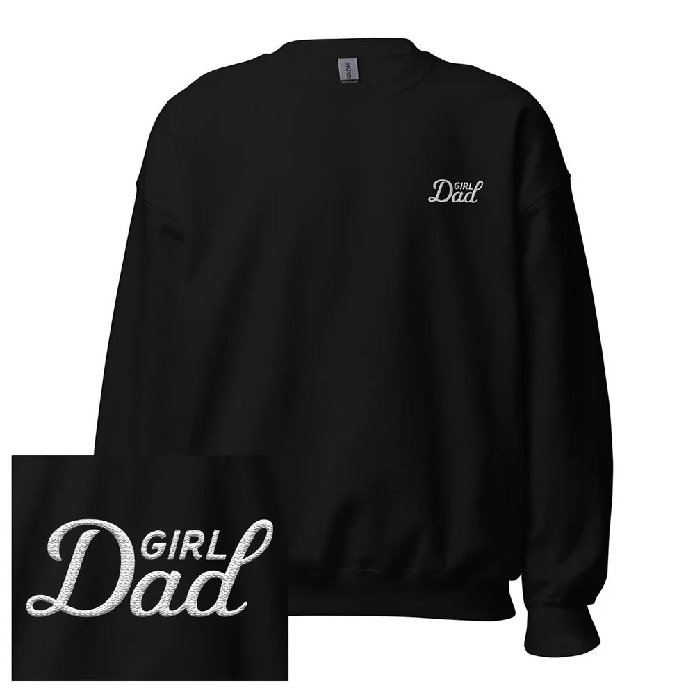 Girl Dad Embroidered Crewneck - Image 3