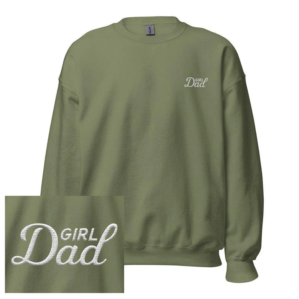 Girl Dad Embroidered Crewneck - Image 4