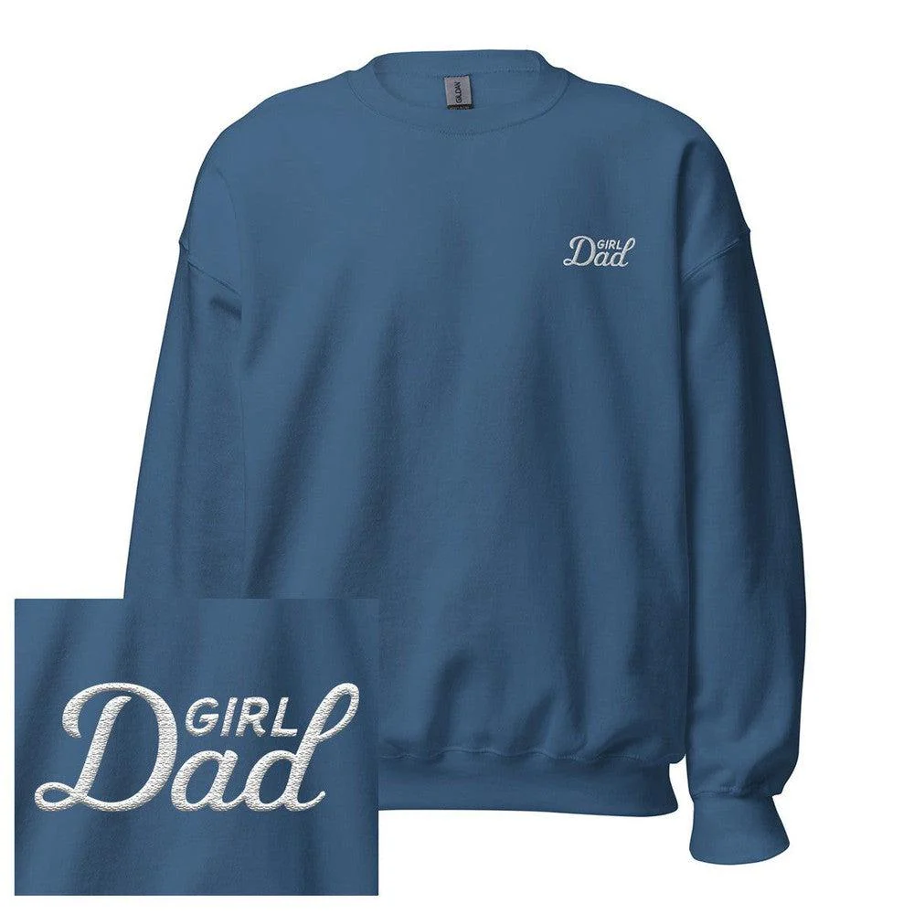 Girl Dad Embroidered Crewneck - Image 5