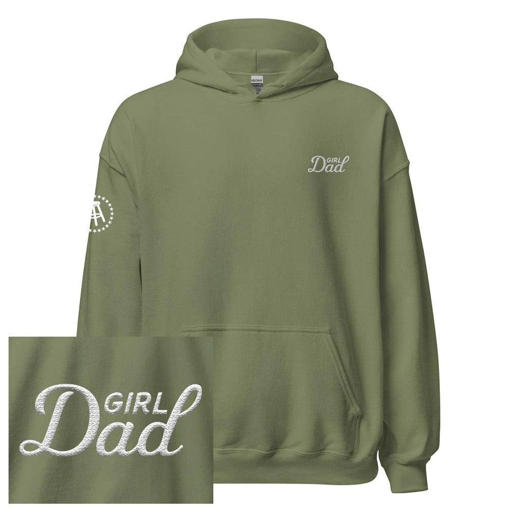Girl Dad Embroidered Hoodie - Image 4