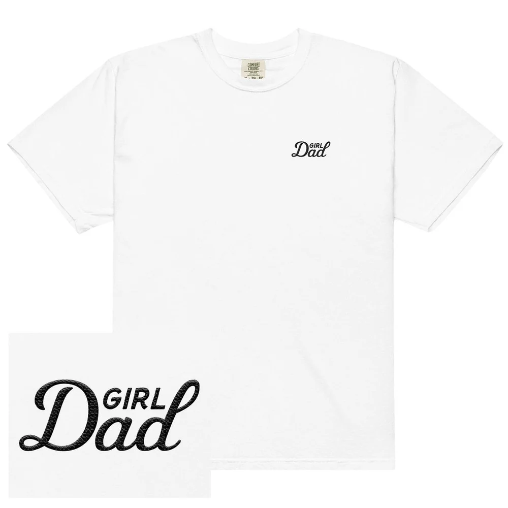 Girl Dad Embroidered Tee - Image 6