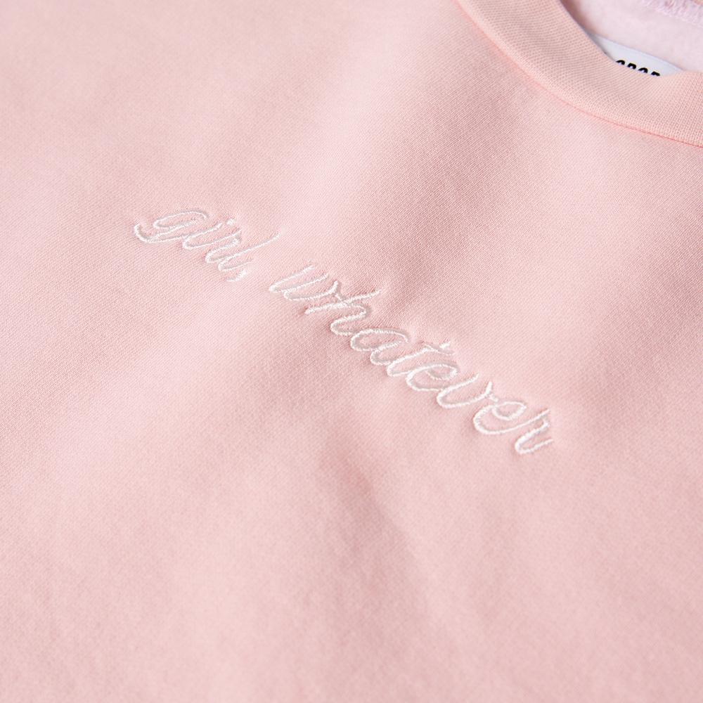 Girl Whatever Embroidered Cropped Crewneck - Image 8