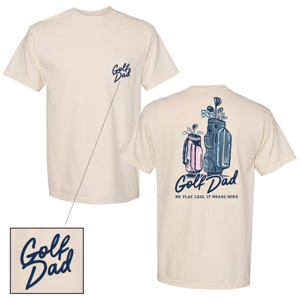 Golf Dad Bags Pocket Tee